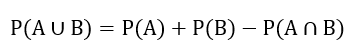 vzorec pre pravdepodobnosť nedisjunktných javov